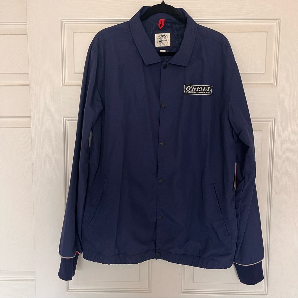 O’Neill Windbreaker Men’s Jacket Lightweight Size XL Blue
